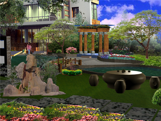 家庭庭院設(shè)計圖紙及效果圖方案大全